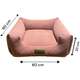 Cama Luppet Quadrada M Rose Copenhage