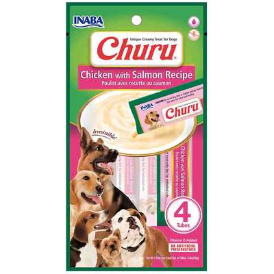 Petisco Churu para Dog Sabor Frango com Salmão