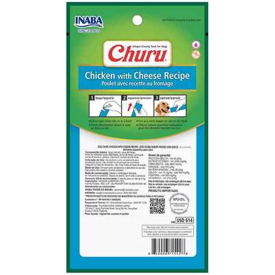 Petisco Churu para Dog Sabor Frango com Queijo