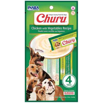 Petisco Churu para Dog Sabor Frango com Vegetais