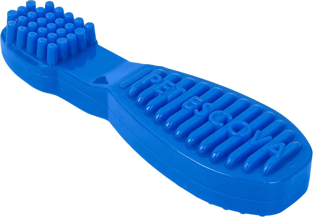 Brinquedo Mordedor Escova Pet Games Azul - Tam. P