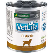 Ração Úmida Farmina Vet Life Diabetic para Cães Adultos - 300 g