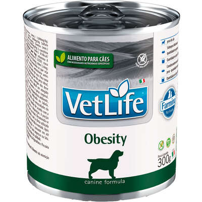 Ração Úmida Farmina Vet Life Obesity para Cães Adultos”