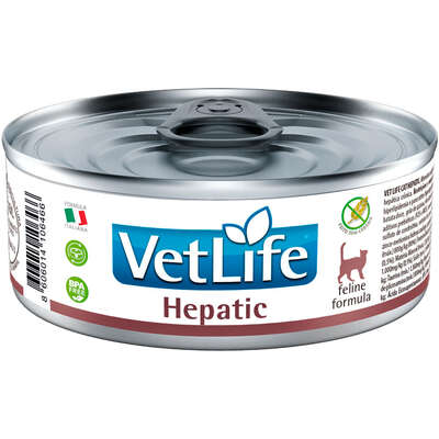 Ração Úmida Farmina Vet Life Hepatic para Gatos Adultos”