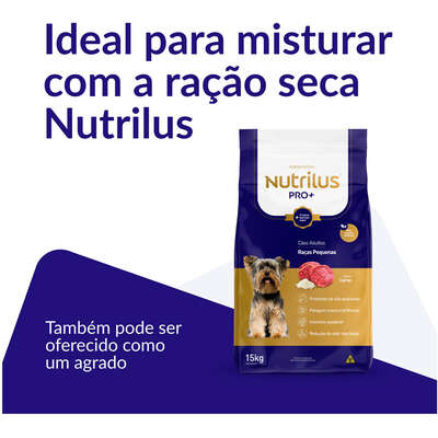 Ração Úmida Nutrilus Sabor Cordeiro para Cães Adultos de Raças Pequenas