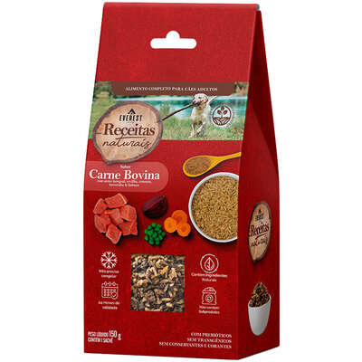 Alimento Natural Everest Receitas Naturais Carne Bovina para Cães