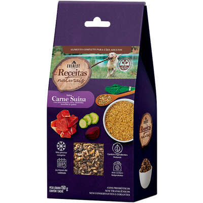 Alimento Natural Everest Receitas Naturais Carne Suína para Cães