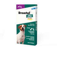 Vermífugo Elanco Drontal Plus Sabor Carne para Cães 10Kg - 4 Comprimidos