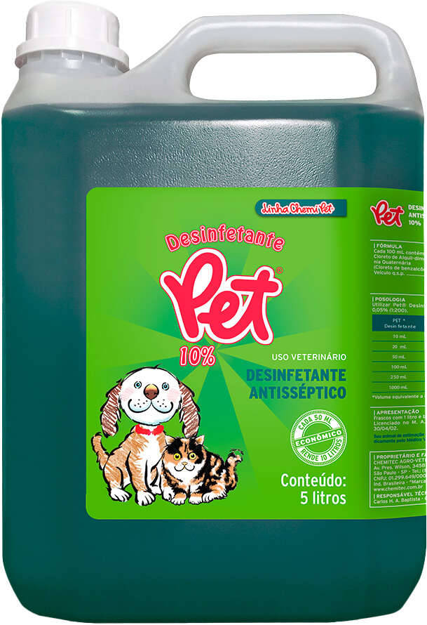 Desinfetante Pet Chemitec - 5 Litros