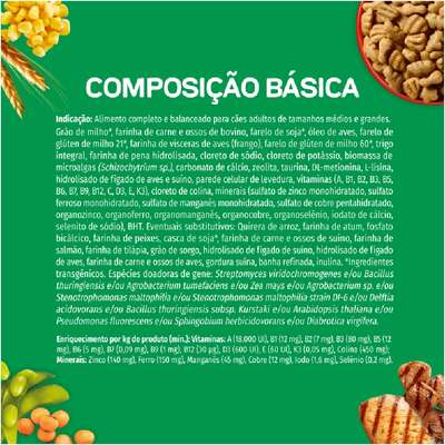 Ração Seca Nestlé Purina Dog Chow Extra Life Carne, Frango e Arroz Cães Adultos Todas as Raças