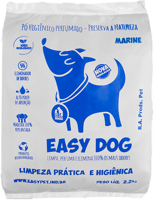 Pó Higiênico Easy Pet & House Dog Marine-2,2kg