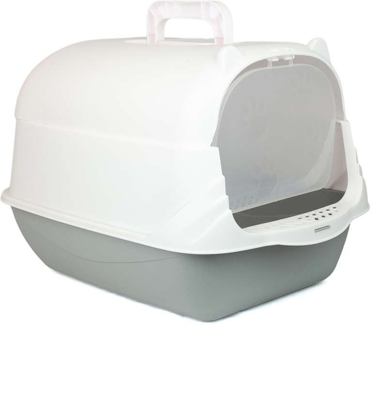 Banheiro Higiênico Meau Classic Cinza para Gatos - Tam. Único