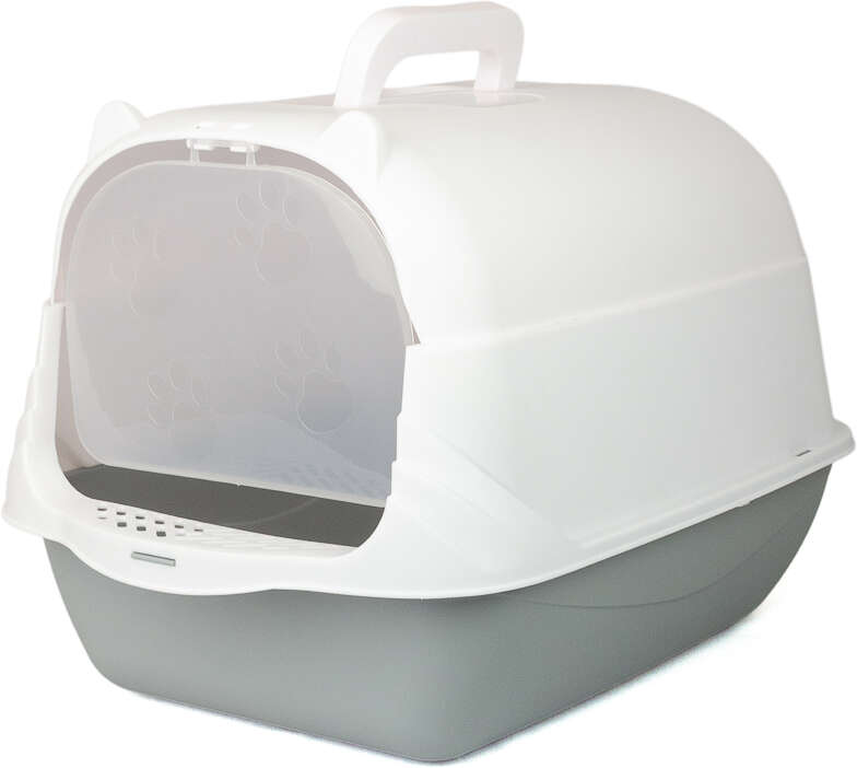 Banheiro Higiênico Meau Classic Cinza para Gatos - Tam. Único