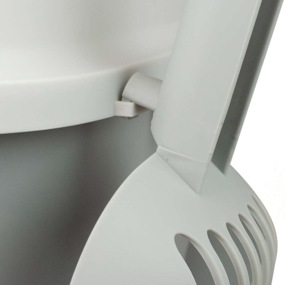 Banheiro Higiênico Meau Luxo Cinza para Gatos - Tam. Único