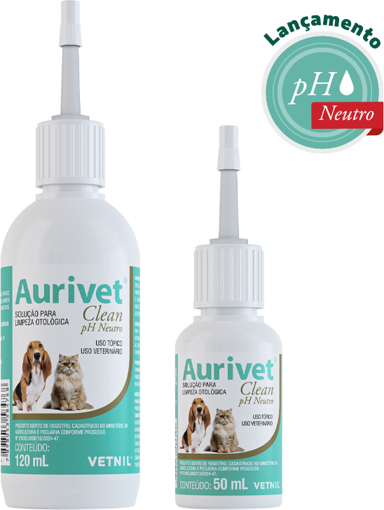 Solução Otológica Aurivet Ph Neutro - 50 mL