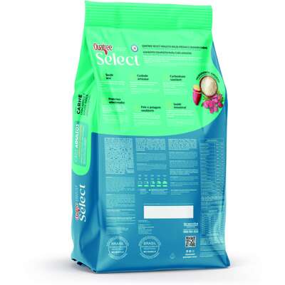 Ração Seca Quatree Select para Cães Adultos Raças Médias e Grandes Sabor Carne Com Arroz e Batata Doce