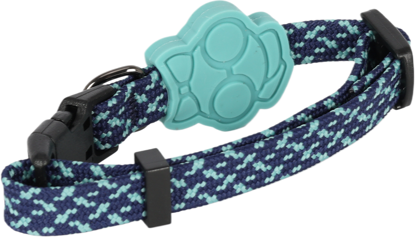 Coleira Up4you Vivid Azul para Cães e Gatos - Tam. PP