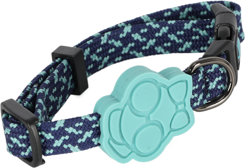 Coleira Up4you Vivid Azul para Cães e Gatos - Tam. PP