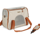 Bolsa de Transporte Média Up4you Plush Bege para Cães e Gatos”