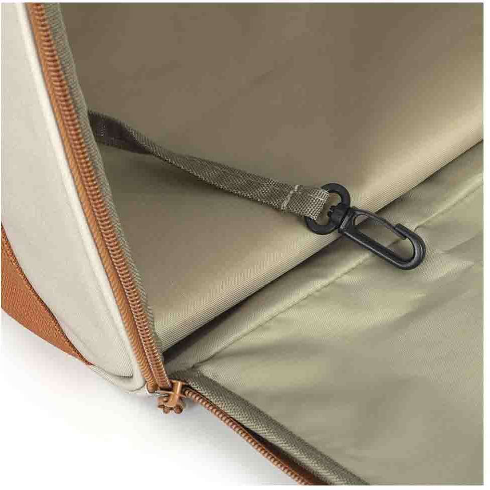 Bolsa de Transporte Média Up4you Plush Bege para Cães e Gatos - Tam. Único