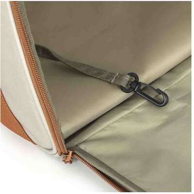 Bolsa de Transporte Média Up4you Plush Bege para Cães e Gatos”