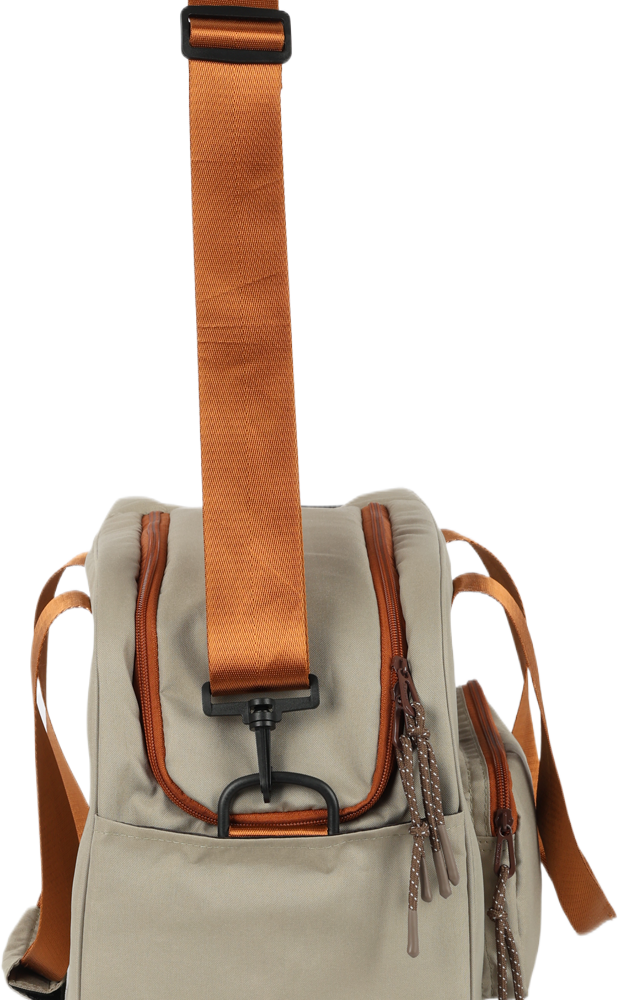 Bolsa de Transporte para Viagens Up4you Plush Bege para Cães e Gatos - Tam. Único