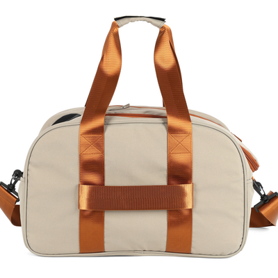 Bolsa de Transporte para Viagens Up4you Plush Bege para Cães e Gatos