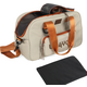 Bolsa de Transporte para Viagens Up4you Plush Bege para Cães e Gatos