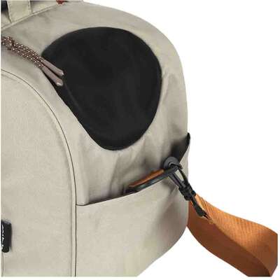 Bolsa de Transporte para Viagens Up4you Plush Bege para Cães e Gatos