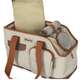 Bolsa de Transporte Pequena Up4you Plush Bege para Cães e Gatos
