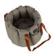 Bolsa Transportadora Up4you Plush Bege para Cães e Gatos