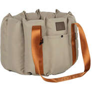 Bolsa Transportadora Up4you Plush Bege para Cães e Gatos - Tam. Único