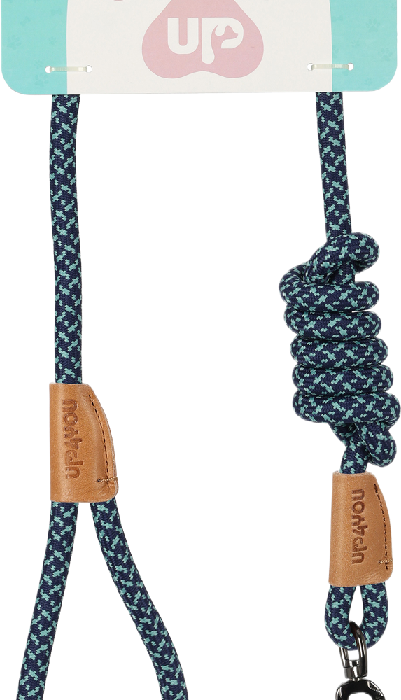 Guia Up4you Solids Azul para Cães e Gatos - Tam. Único