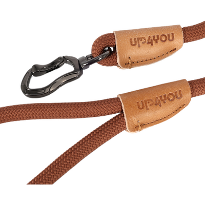 Guia Up4you Solids Marrom para Cães e Gatos