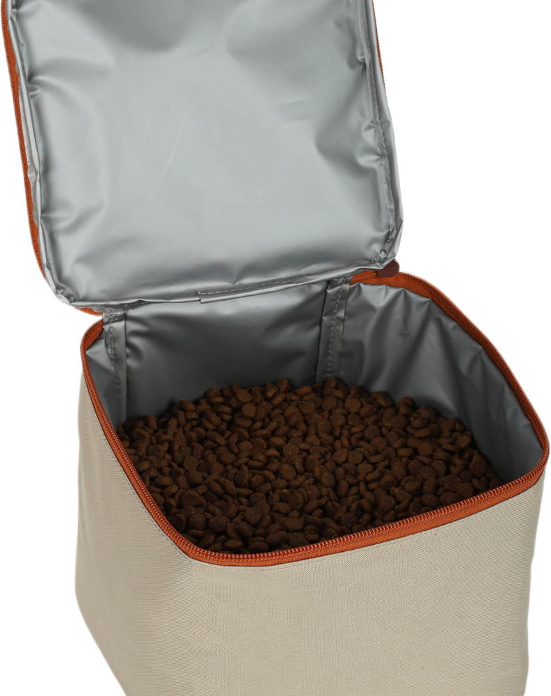 Lancheira Up4you Plush Bege para Cães e Gatos - Tam. Único