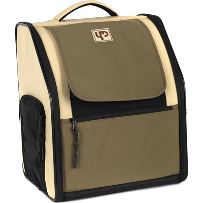 Mochila de Transporte Abertura Dupla Up4you Camp Bege para Cães e Gatos