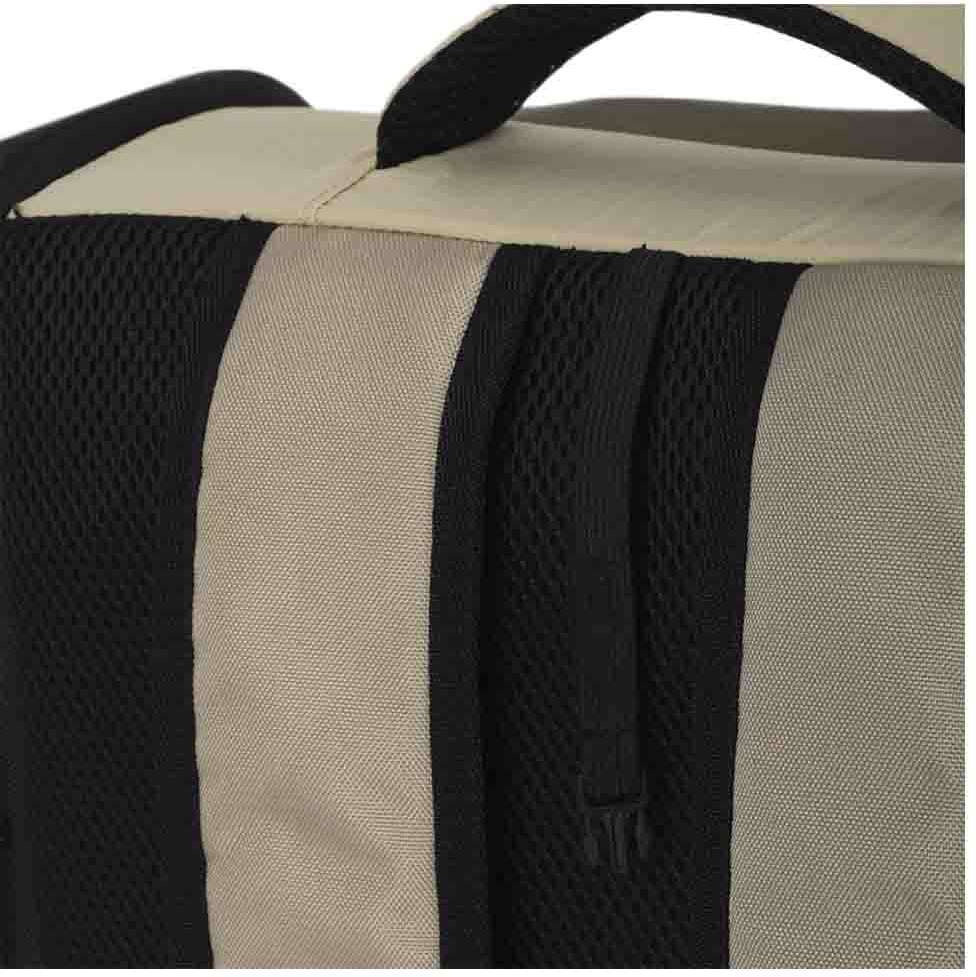 Mochila de Transporte Abertura Dupla Up4you Camp Bege para Cães e Gatos - Tam. Único