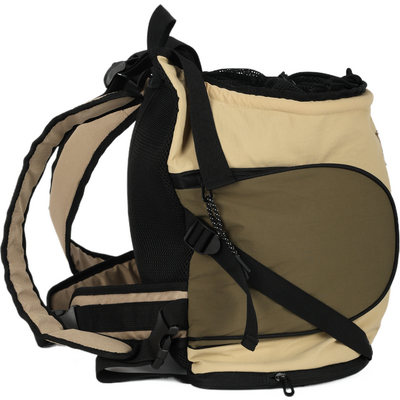 Mochila de Transporte Canguru Up4you Camp Bege para Cães e Gatos”