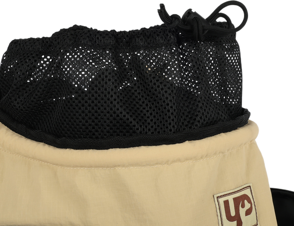 Mochila de Transporte Canguru Up4you Camp Bege para Cães e Gatos - Tam. Único