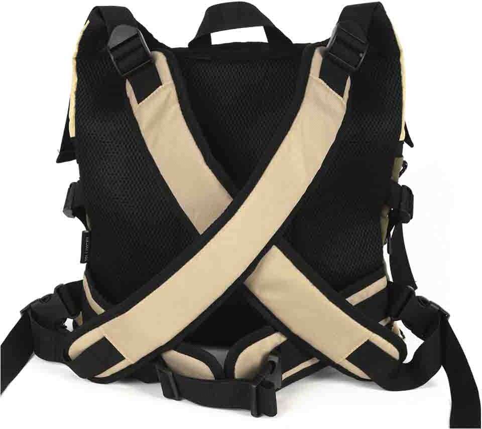 Mochila de Transporte Canguru Up4you Camp Bege para Cães e Gatos - Tam. Único