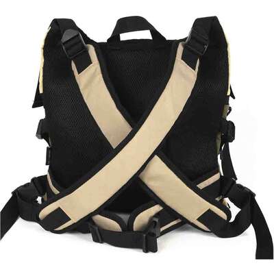 Mochila de Transporte Canguru Up4you Camp Bege para Cães e Gatos”