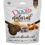 Cookie Doogs Natural Integral para Cães sabor Cereais com Alfarroba e Mel - 150 g