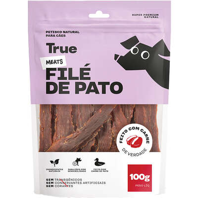 Petisco Natural True Meats Filé de Pato para Cães