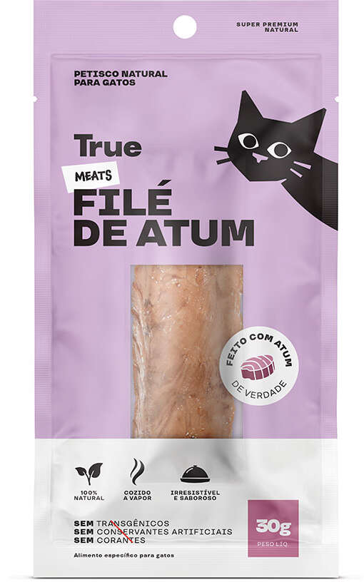 Petisco Natural True Meats Filé de Atum para Gatos - 30 g