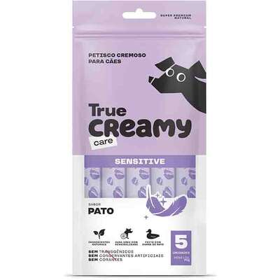 Petisco Cremoso True Creamy Care Sensitive Sabor Pato para Cães”