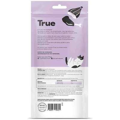 Petisco Cremoso True Creamy Care Bola de Pelo Sabor Bacalhau e Frango para Gatos