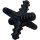Brinquedo Modedor Bio Bone Asterisco Preto para Cães”