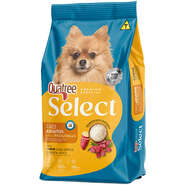 Ração Seca Quatree Select para Cães Adultos Raças Pequenas Sabor Carne Com Arroz e Batata Doce - 10,1Kg