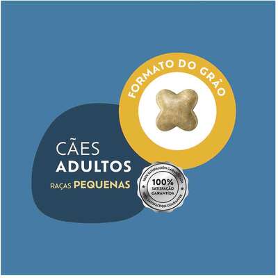 Ração Seca Quatree Select para Cães Adultos Raças Pequenas Sabor Carne Com Arroz e Batata Doce