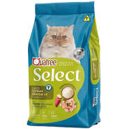Ração Seca Quatree Select para Gatos Castrados Sênior +7 Sabor Frango com Arroz e Batata Doce - 10,1Kg